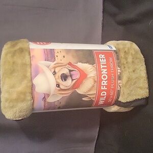 50X60 plush throw